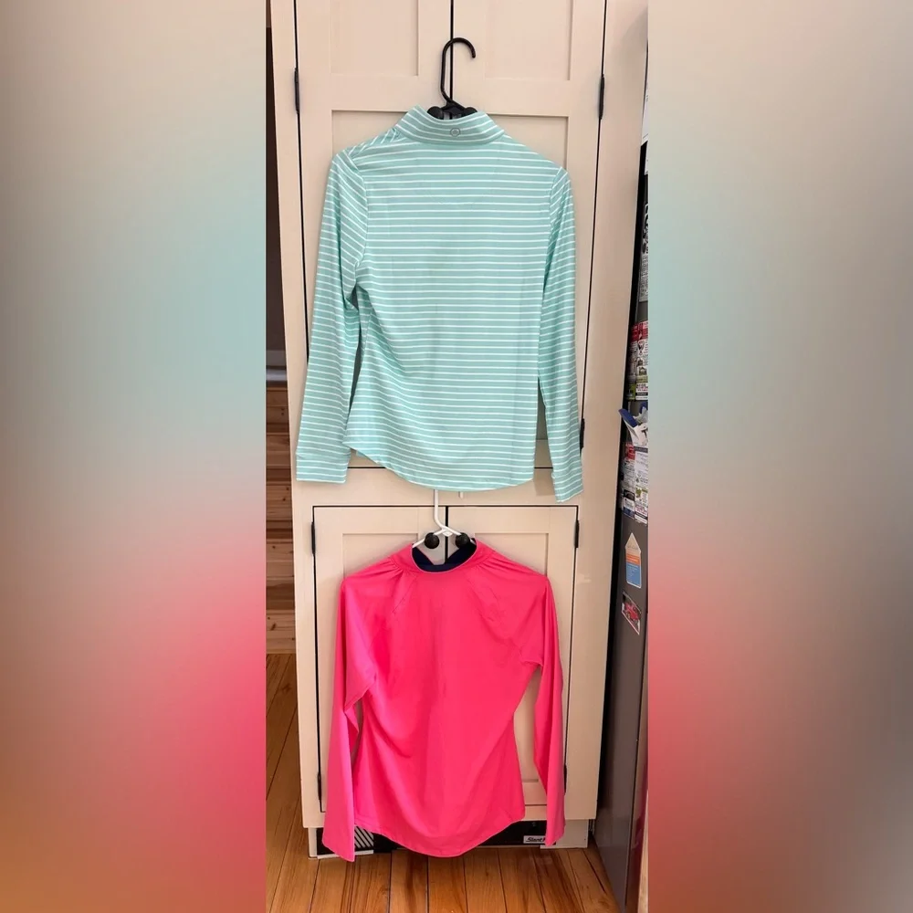 IZOD Performance 1/4 Zip Pullover Bundle Size S/M Golf Tennis Athletic Tops